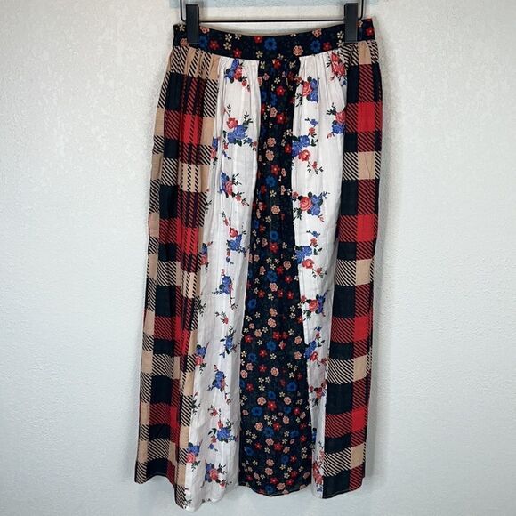 NWT Anthropologie Let Me Be Contrast Maxi Skirt - Picture 7 of 14